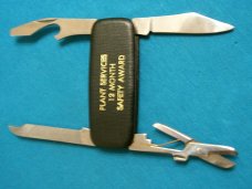 VINTAGE JAPAN FORD ADVERTISING FOLDING POCKET SCISSORS PEN JACK KNIFE KNIVES OLD AD