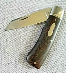 JTaber custom Native pattern,Westinghouse & Steel,3 3/4" ,makers pouch/coa cpm154 