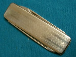 VINTAGE STAINLESS PEN JACK FOLDING POCKET FILE KNIFE KNIVES OLD SWEDEN GERMANY