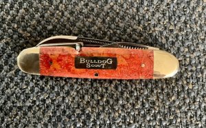BullDog Scout / Prototype /  Apple Coral / Rare knife
