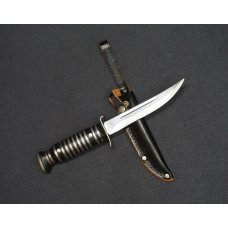 + VNTG RARE DECORA SOLINGEN GERMANY Fixed Blade Knife w/Orig Leather Sheath +
