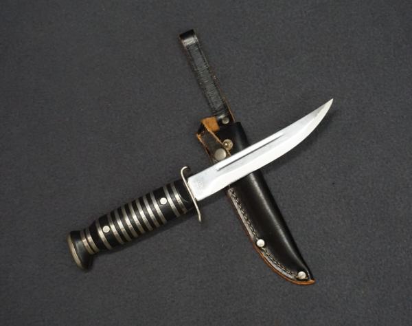 + VNTG RARE DECORA SOLINGEN GERMANY Fixed Blade Knife w/Orig Leather Sheath +