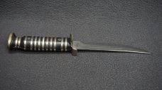 + VNTG RARE DECORA SOLINGEN GERMANY Fixed Blade Knife w/Orig Leather Sheath +