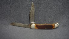 + VNTG RARE SCHRADE-WALDEN NY USA 25OT ALASKAN OLD TIMER HUNTER w/Orig Sheath! +