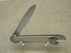 Friedr. Olbertz Solingen Germany "Beck's Beer" Metal Can Opener Knife