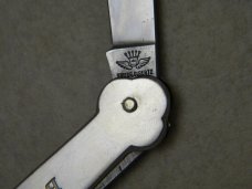 Friedr. Olbertz Solingen Germany "Beck's Beer" Metal Can Opener Knife