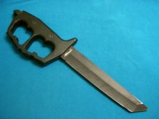 DISCONTINUED COLD STEEL CHAOS 3K-5 TANTO KNUCKLE D GUARD TACTICAL BOWIE DAGGER KNIFE