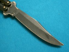 VINTAGE 1980&#39;S VALOR MIAMI USA 574 JAPAN BALISONG BATANGAS BUTTERFLY POCKET KNIFE FLIPPER