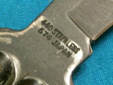 VINTAGE 1980&#39;S VALOR MIAMI USA 574 JAPAN BALISONG BATANGAS BUTTERFLY POCKET KNIFE FLIPPER