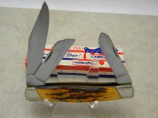 Camillus New York USA Sword Brand 1976 Imitation Stag #89 Big Stockman Knife NIB