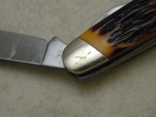 Camillus New York USA Sword Brand #97 Imitation Stag 1976 Scout Utility Knife in Box