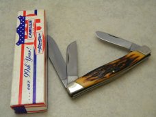 Camillus New York USA Sword Brand #78 Imitation Stag Stockman Knife NIB 1976