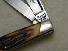 Camillus New York USA Sword Brand #78 Imitation Stag Stockman Knife NIB 1976