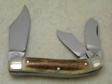 Fight'n Rooster Germany Stag 1 of 60 WBKC (Wheeler Basin) Fancy Whittler Knife 