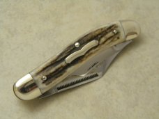 Fight'n Rooster Germany Stag 1 of 60 WBKC (Wheeler Basin) Fancy Whittler Knife 
