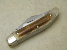 Fight'n Rooster Germany Stag 1 of 60 WBKC (Wheeler Basin) Fancy Whittler Knife 