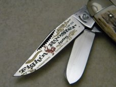 Fight'n Rooster Germany Stag 1 of 125 International Cutlery Club II Sowbelly Stockman Knife 