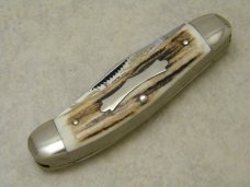 Fight'n Rooster Germany Stag 1 of 125 International Cutlery Club II Sowbelly Stockman Knife 