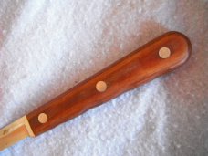 Vintage CASE XX m 204 6" BLADE Kitchen KNIFE w 3 Pin Handle