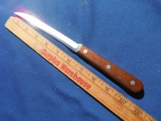 Vintage CASE XX m 204 6" BLADE Kitchen KNIFE w 3 Pin Handle