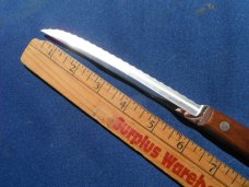 Vintage CASE XX m 204 6" BLADE Kitchen KNIFE w 3 Pin Handle