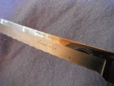 Vintage CASE XX m 204 6" BLADE Kitchen KNIFE w 3 Pin Handle