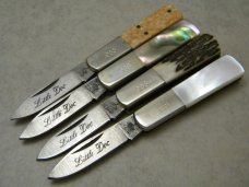 Frost Cutlery Surgical Steel Japan Little Doc Knife Set of 4 Miniature Knives - NIB