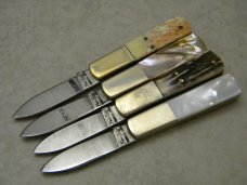 Frost Cutlery Surgical Steel Japan Little Doc Knife Set of 4 Miniature Knives - NIB