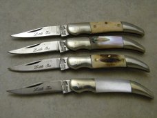 Frost Cutlery Surgical Steel Japan Little Tex Knife Set of 4 Miniature Knives - NIB