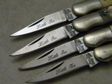 Frost Cutlery Surgical Steel Japan Little Tex Knife Set of 4 Miniature Knives - NIB