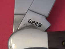 Case XX 1985 Pretty Bone Copperhead Pattern # 6249 