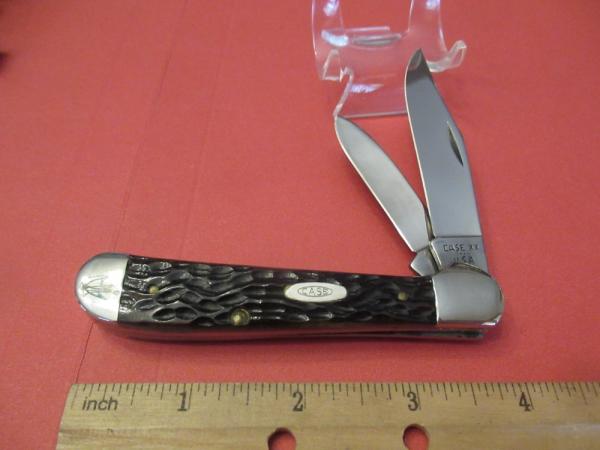 Case XX 1986 Brown Bone Copperhead Pattern # 6249 Case XX 1986 Brown Bone Copperhead Pattern # 6249