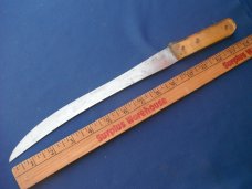 Set of 2 vintage handmade butcher / kitchen knives, Camp knife, field knife.  