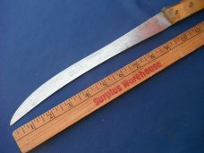 Set of 2 vintage handmade butcher / kitchen knives, Camp knife, field knife.  