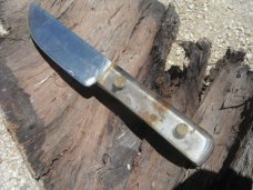 Set of 2 vintage handmade butcher / kitchen knives, Camp knife, field knife.  