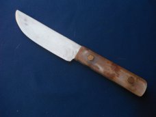 Set of 2 vintage handmade butcher / kitchen knives, Camp knife, field knife.  