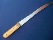 Set of 2 vintage handmade butcher / kitchen knives, Camp knife, field knife.  