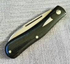 DrT custom Spear Dogleg Jack...black micarta and CPM-154..4" closed...simple perfection 
