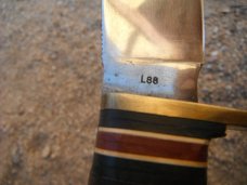Pre 1961 WESTERN, BOULDER COLORADO L88 Fixed Blade Knife and Sheath. Skinning/Hunting/Camping knife