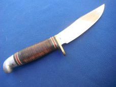 Pre 1961 WESTERN, BOULDER COLORADO L88 Fixed Blade Knife and Sheath. Skinning/Hunting/Camping knife