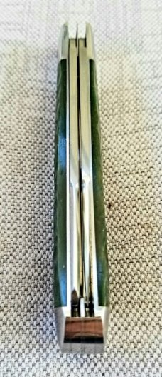 Bobby Toole Custom Jigged Bone Trapper Knife, New, CPM-154 ,4 1/8" ,Steel Bolsters & caps..shield 