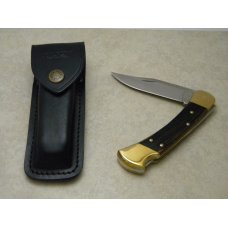 Buck USA Model 110 Wood Folding Hunter Lockback Knife amp Pouch - 2011