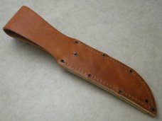 Ka-Bar Olean NY MK1 USA Stacked Leather Fixed Blade Sheath Knife NIB