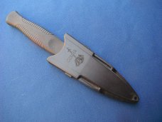 Discontinued Gerber USA Guardian Back-Up Fixed Blade Boot Knife with sheath. Gerber USA made in USA!