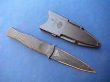 Discontinued Gerber USA Guardian Back-Up Fixed Blade Boot Knife with sheath. Gerber USA made in USA!