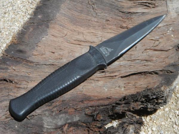 Discontinued Gerber USA Guardian Back-Up Fixed Blade Boot Knife with sheath. Gerber USA made in USA!
