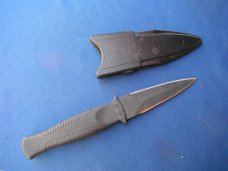 Discontinued Gerber USA Guardian Back-Up Fixed Blade Boot Knife with sheath. Gerber USA made in USA!