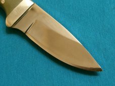 BWGC HAWKEYE CUSTOM FIXED BLADE HUNTING SKINNING SKINNER SURVIVAL LEATHER SHEATH KNIFE KNIVES
