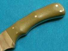 BWGC HAWKEYE CUSTOM FIXED BLADE HUNTING SKINNING SKINNER SURVIVAL LEATHER SHEATH KNIFE KNIVES