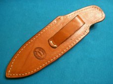 BWGC HAWKEYE CUSTOM FIXED BLADE HUNTING SKINNING SKINNER SURVIVAL LEATHER SHEATH KNIFE KNIVES
